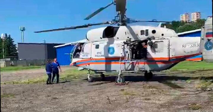 Туристов нашли с вертолета в районе хребта Ачишхо