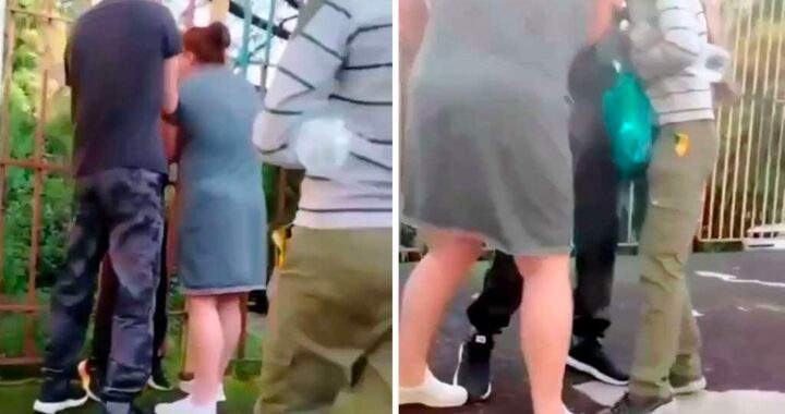 На детской площадке в сочинском микрорайоне Бытха произошел конфликт, о котором стало известно благодаря записи в социальных сетях. Женщина вступила в ссору с играющими подростками, угрожая им и выражаясь нецензурно.