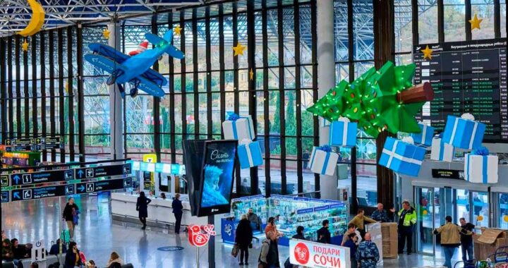 Более 400 тысяч пассажиров ожидаются на Новый год в аэропорту Сочи