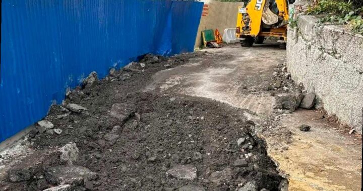 В Сочи возникли некоторые трудности при ремонте дороги