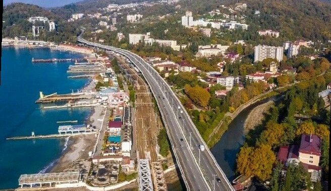 Темпорарная приостановка строительства трассы Джубга-Сочи из-за финанс